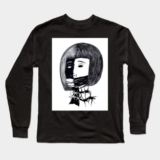 Kayako  Samara - Outline Long Sleeve T-Shirt